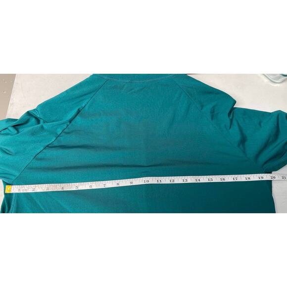 Athleta Alacrity Half Zip Jacket Pullover Green Teal Sz XL Running Workout Gym - Picture 4 of 13